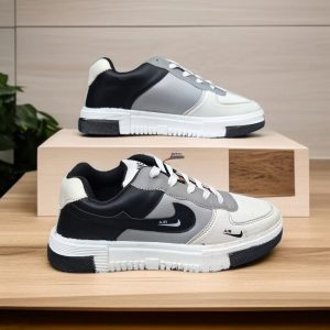 High Sole Air Black Sneakers