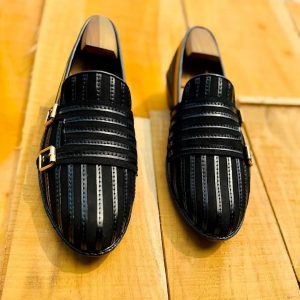 Mesh Leather Tarcel - Black