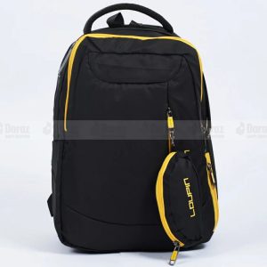loupin bagpack laptop part and waterproff 20 liter black bag