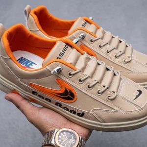 FAN BOND ARTICEL orange colour sneakers for men.