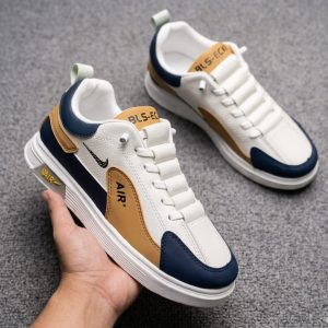 BANGUARD brown sneakers lace free premium shoes for men.