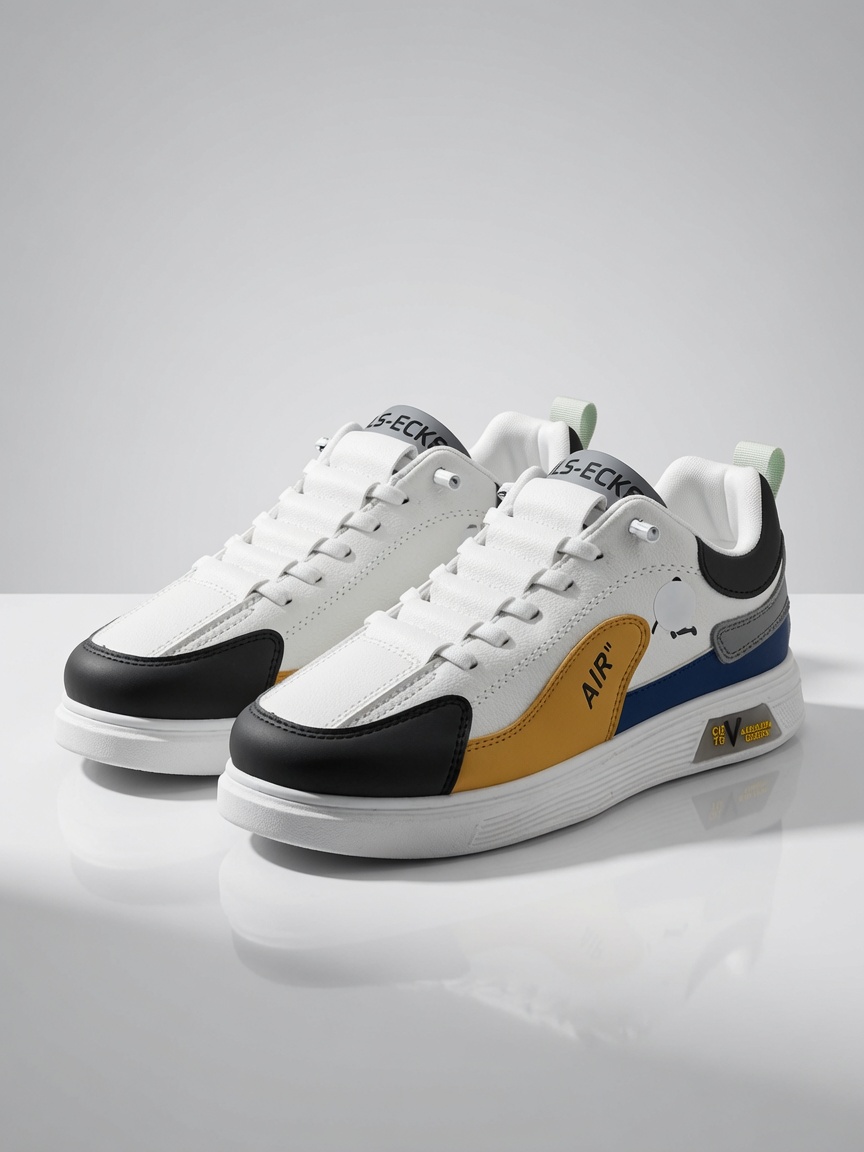 BANGUARD (black) white sool new jordan sneakers lace free premium shoes for men. - Image 3