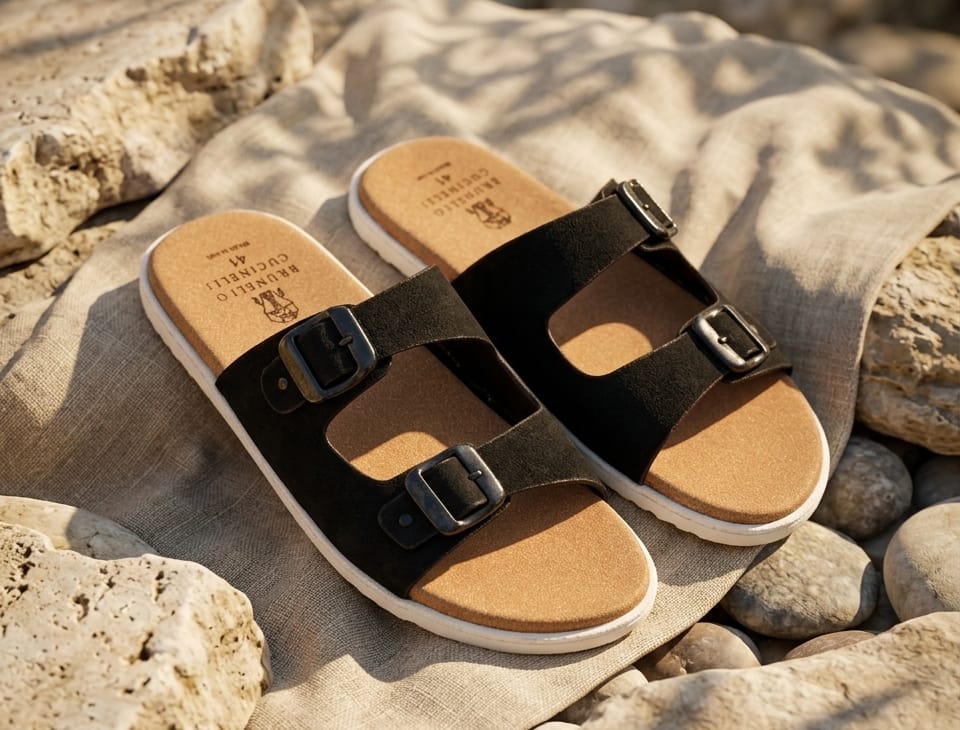 ARIZOONA swede leather premium (black) punjabi sandels for men. - Image 2