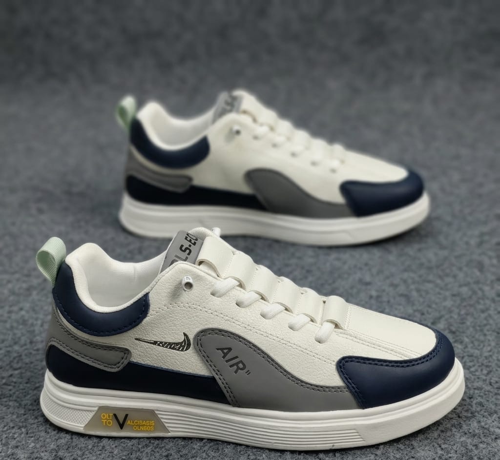 BANGUARD white (ash )new sneakers lace free premium shoes for men. - Image 2