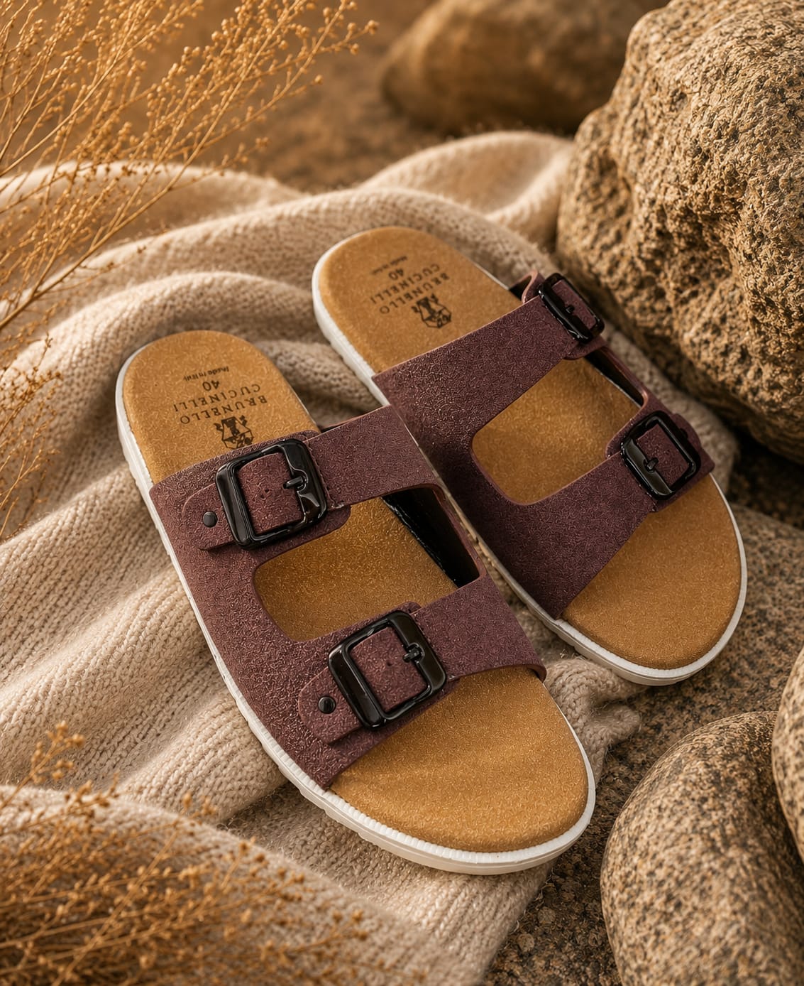 ARIZOONA swede leather premium (cochlate) punjabi sandels for men.