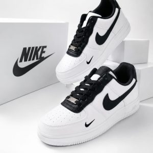 Ashtetic nike air force white new sneakers lace up premium shoes for men.