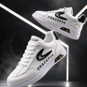 Ashthetics craceull (white) new sneakers lace free premium shoes for men.