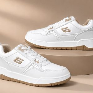 Radetape Bond street white and brown sneakers sneakers for men.