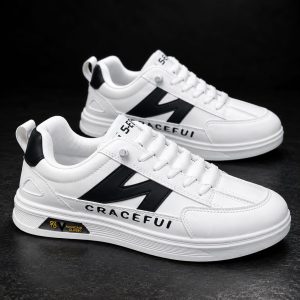 N white lace free lightweight sneakers for men