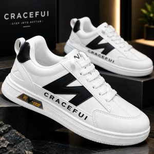 Ashtetic (white) N new design lace up lightweight sneakers for men.